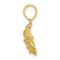 Load image into Gallery viewer, 14K Textured Oyster Shell Charm
