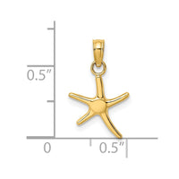 Load image into Gallery viewer, 14K Polished Mini Dancing Starfish Charm
