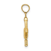 Load image into Gallery viewer, 14K 3-D Pelican Standing Charm
