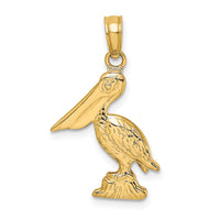 Load image into Gallery viewer, 14K 3-D Pelican Standing Charm
