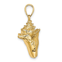 Load image into Gallery viewer, 14K 3-D Conch Shell Charm
