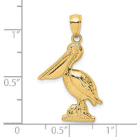Load image into Gallery viewer, 14K 3-D Pelican Standing Charm
