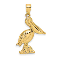 Load image into Gallery viewer, 14K 3-D Pelican Standing Charm

