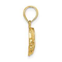 Load image into Gallery viewer, 14K Polished Engraved Fish Charm
