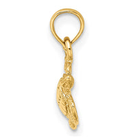 Load image into Gallery viewer, 14K Textured Sea Turtle Charm
