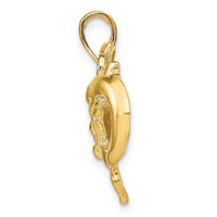 Load image into Gallery viewer, 14k Dolphins Pendant
