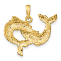 Load image into Gallery viewer, 14k Dolphins Pendant
