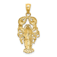 Load image into Gallery viewer, 14K Textured Maine Lobster Charm
