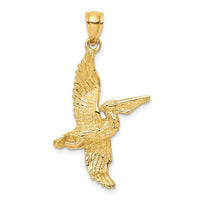 Load image into Gallery viewer, 14K 3-D Pelican Flying Charm
