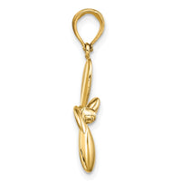 Load image into Gallery viewer, 14K 3-D w/ 4 Blades Propeller Charm
