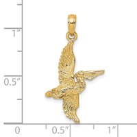 Load image into Gallery viewer, 14K 3-D Pelican Flying Charm
