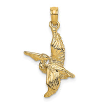 Load image into Gallery viewer, 14K 3-D Pelican Flying Charm
