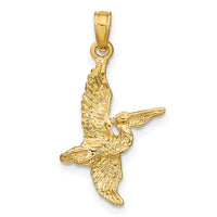 Load image into Gallery viewer, 14K 3-D Pelican Flying Charm
