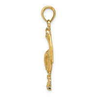 Load image into Gallery viewer, 14K Standing Pelican Charm
