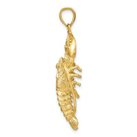Load image into Gallery viewer, 14K 3D Lobster Pendant
