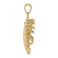 Load image into Gallery viewer, 14K Polished Florida Lobster Charm
