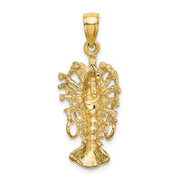 Load image into Gallery viewer, 14K Polished Florida Lobster Charm
