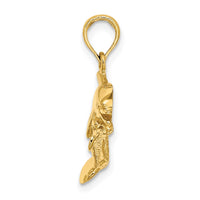 Load image into Gallery viewer, 14K 2-D Double Dolphins Swimming Charm

