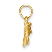 Load image into Gallery viewer, 14K 2-D Textured SPEED BOAT Charm
