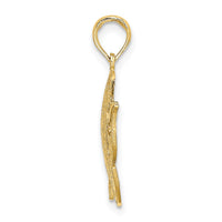 Load image into Gallery viewer, 14K Polished Cut-Out Fish Charm

