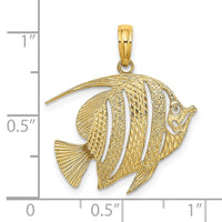 Load image into Gallery viewer, 14K Polished Cut-Out Fish Charm
