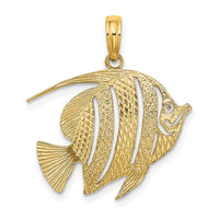 Load image into Gallery viewer, 14K Polished Cut-Out Fish Charm
