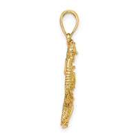 Load image into Gallery viewer, 14K Starfish and Seahorse Charm
