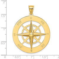 Load image into Gallery viewer, 14K Nautical Compass Charm
