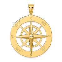 Load image into Gallery viewer, 14K Nautical Compass Charm
