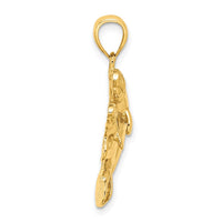 Load image into Gallery viewer, 14K 2-D /Polished Two Manatees Charm
