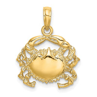 Load image into Gallery viewer, 14K Crab Charm
