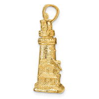 Load image into Gallery viewer, 14k 3D Cape Cod Lighthouse Pendant
