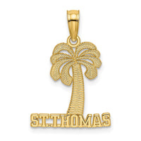 Load image into Gallery viewer, 14K ST. THOMAS Under Palm Tree Charm
