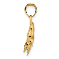 Load image into Gallery viewer, 14K Polished Four Dolphins Swimming Charm
