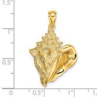 Load image into Gallery viewer, 14K Conch Shell Charm

