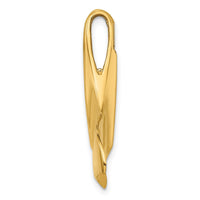 Load image into Gallery viewer, 14K 3-D Polished W/ Hidden Bail Whale Tail Charm
