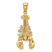 Load image into Gallery viewer, 14K Moveable Lobster Charm
