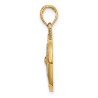 Load image into Gallery viewer, 14K Cut-Out Sand Dollar Charm
