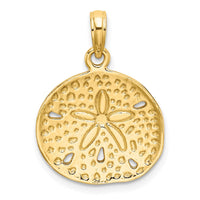 Load image into Gallery viewer, 14K Cut-Out Sand Dollar Charm
