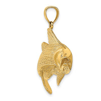 Load image into Gallery viewer, 14K 2-D Textured Red Fish Charm
