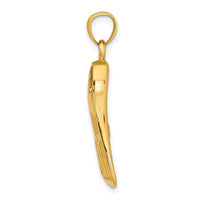 Load image into Gallery viewer, 14K 3-D Scuba Flipper Charm
