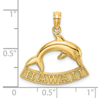 Load image into Gallery viewer, 14K HAWAII Dolphin Charm
