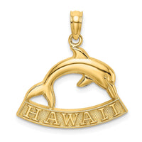 Load image into Gallery viewer, 14K HAWAII Dolphin Charm
