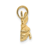 Load image into Gallery viewer, 14K 2-D Humpback Whale Charm
