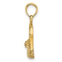 Load image into Gallery viewer, 14K 2-D Nantucket Basket Charm
