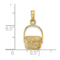 Load image into Gallery viewer, 14K 2-D Nantucket Basket Charm
