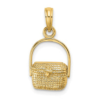 Load image into Gallery viewer, 14K 2-D Nantucket Basket Charm
