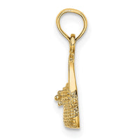 Load image into Gallery viewer, 14K 2-D Nantucket Basket Charm
