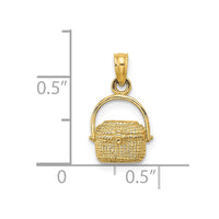 Load image into Gallery viewer, 14K 2-D Nantucket Basket Charm
