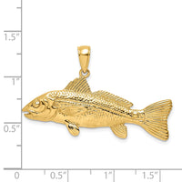 Load image into Gallery viewer, 14K 3-D Red Fish Charm
